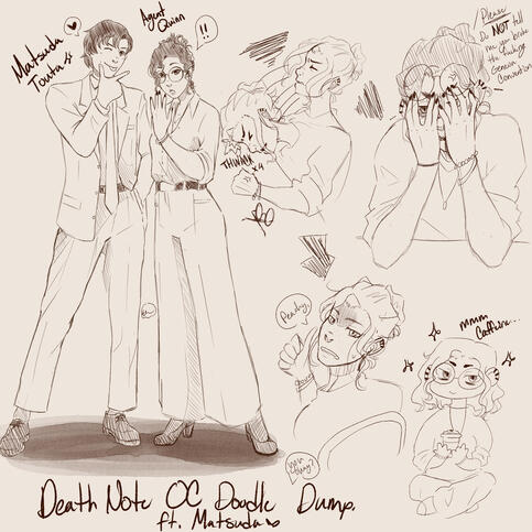 Deathnote au doodle sheet